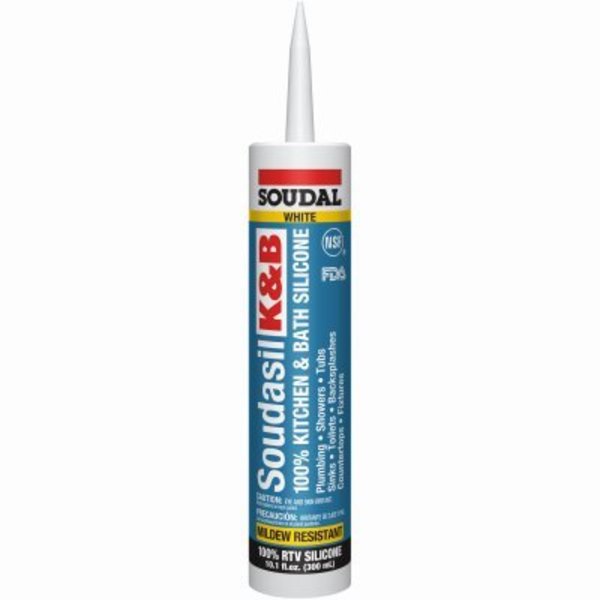 Soudal Usa 101OZ WHT K And B Silicone 146727